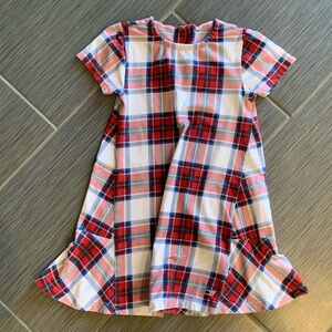 Vineyard Vines Nantucket Tartan Knit Dress Toddler